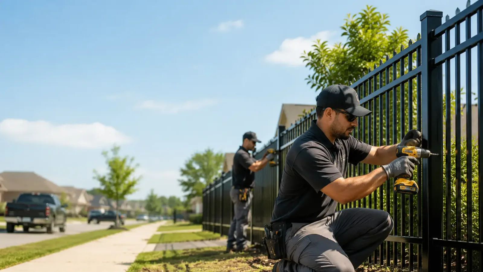 Metal Fence Installation in Vicksburg, MS